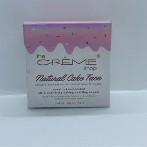 NEW The Crème Shop | Natural Cake Face Setting Powder